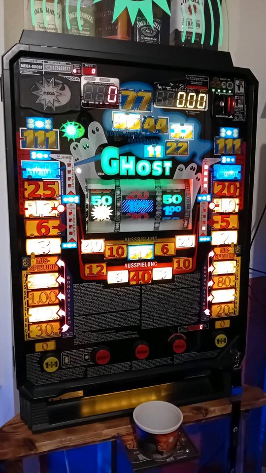 Seltener Merkur Mega Ghost Spielautomat Geldspielgerät Kellerbar in Kirchhundem