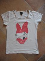 T-Shirt Shirt Minnie Maus Größe L 40 creme Straßdruck neu Bayern - Übersee Vorschau