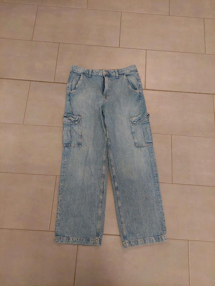 Damen Jeans Cargo Gr. 42 / 44 / xxl H&M in Rheurdt