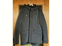 Herren Winterjacke grau mit Kapuze Größe M Bayern - Mintraching Vorschau