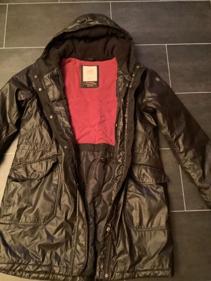 TOP S.OLIVER PARKA JACKE (WOLFSKIN  STYLE) GR.XXL RUNDHOLZ BEUTEL in Lieskau