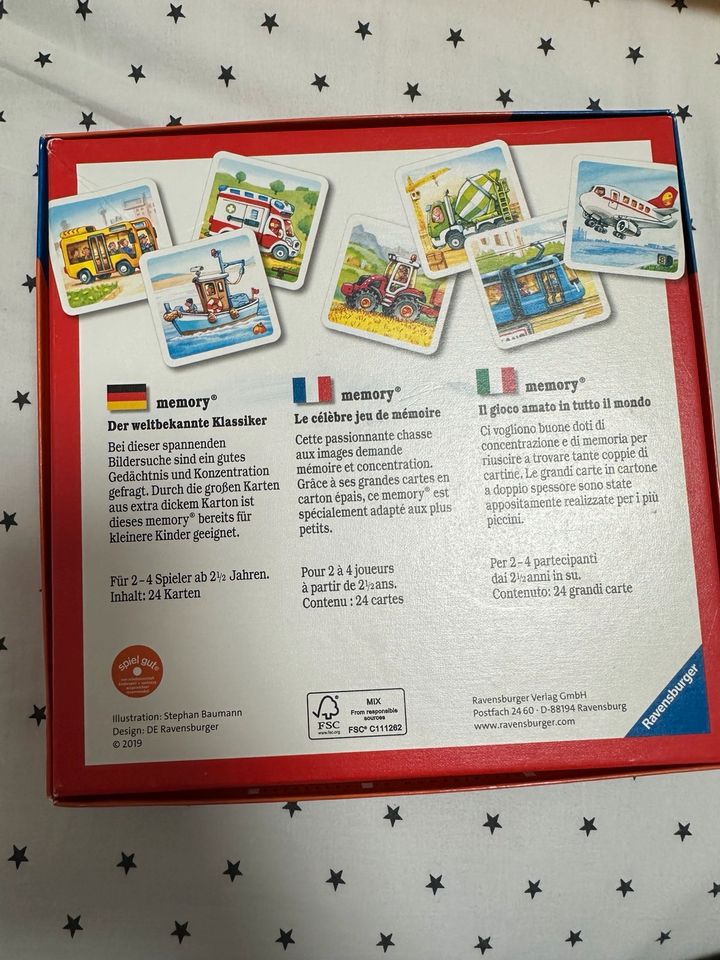 Ravensburger Mein erstes Memory - Fahrzeuge in Hannover