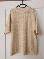 Mango oversized Häkel Boho Strick Shirt Beige S Bayern - Lichtenfels Vorschau