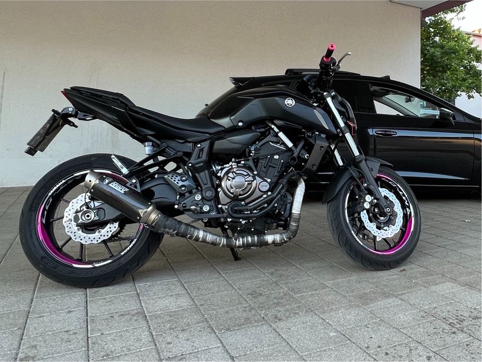 Yamaha MT07 A2 MiVV, Lenkerendenspiegel macht Angebote!!! in Burgoberbach