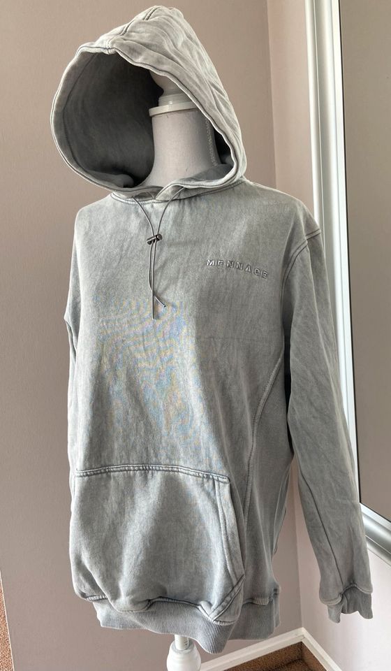 ‼️Mennace Unisex Washed Hoodie neuwertig lässiger Fit Größe S in Hagen am Teutoburger Wald