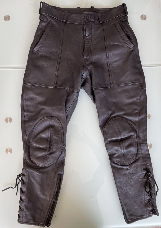 Motorradhose Hein Gericke, Leder, Größe 54, schwarz in Bremen