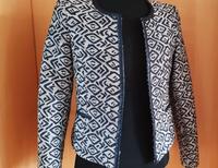 Jake‘s Blazer Kastenjacke Kastenform grau-blau Futter Leder S 36 Bayern - Rosenheim Vorschau