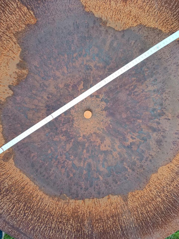 Feuerschale Wasserschale Cortenstahl 1 m Durchmesser in Schkopau