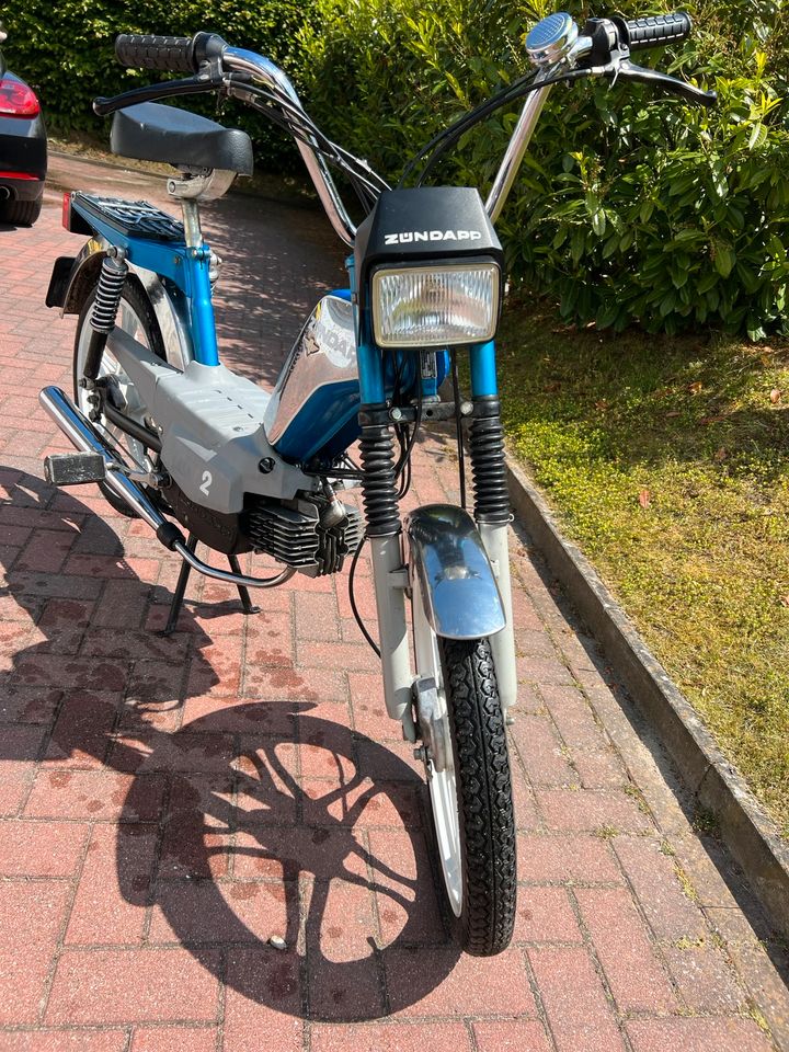 Mofa Zündapp Star 2 blau nur 3.111 km , in Lübeck