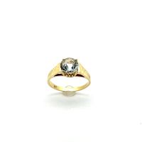 Damen Ring aus 14 kt Gold mit 1.30 ct Aquamarin - Gr 56 EU Baden-Württemberg - Leimen Vorschau