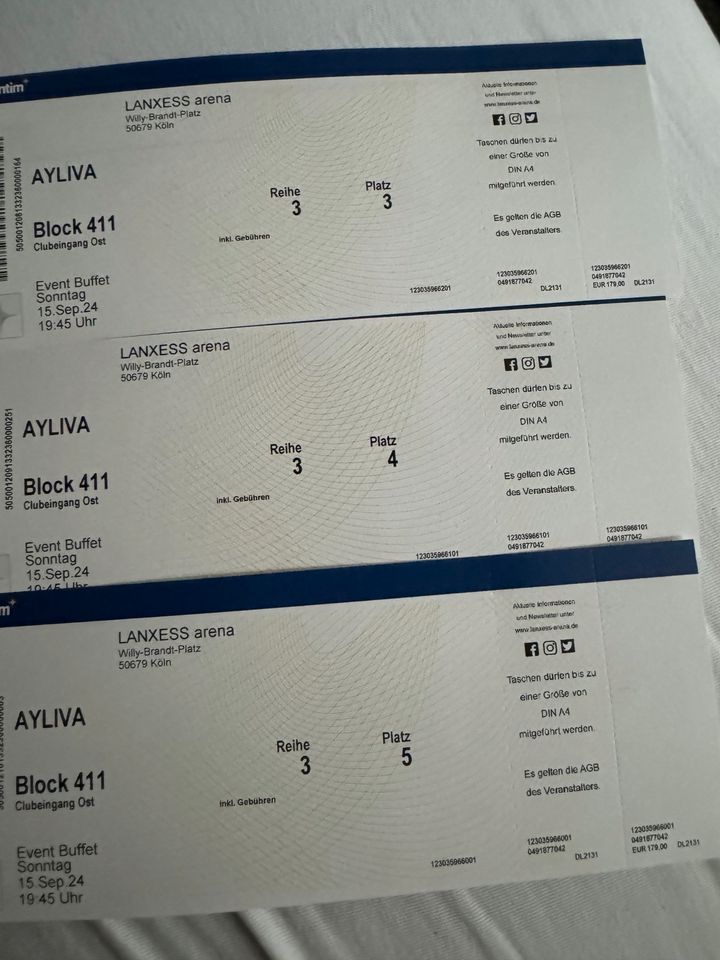 3x Ayliva Tickets in Dortmund