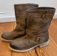Grau/braune Stiefeletten Gr. 40 von Deerberg Eimsbüttel - Hamburg Niendorf Vorschau