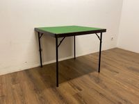 WMK Zusammenklappbarer und äußerst praktischer Kartentisch mit grüner Filzplatte - Spieltisch Bridge Rommee Kartenspiel Würfelspiel Vintage - Lieferung möglich Friedrichshain-Kreuzberg - Friedrichshain Vorschau