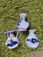 3 kleine Vasen Vase blau weiß Holland Deko Niedersachsen - Osterholz-Scharmbeck Vorschau