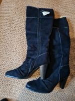 ❤GRATIS SCHAl  Neu schwarz Stiefel Wildleder Optik sexy high heel Nordrhein-Westfalen - Viersen Vorschau