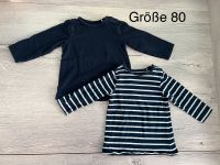 2 Topomini Langarm Shirts Größe 80 Baden-Württemberg - Grafenau Vorschau