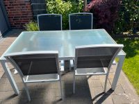 Aluminium Gartentisch 160x90  mit 4 Stühlen MBM Nordrhein-Westfalen - Stadtlohn Vorschau