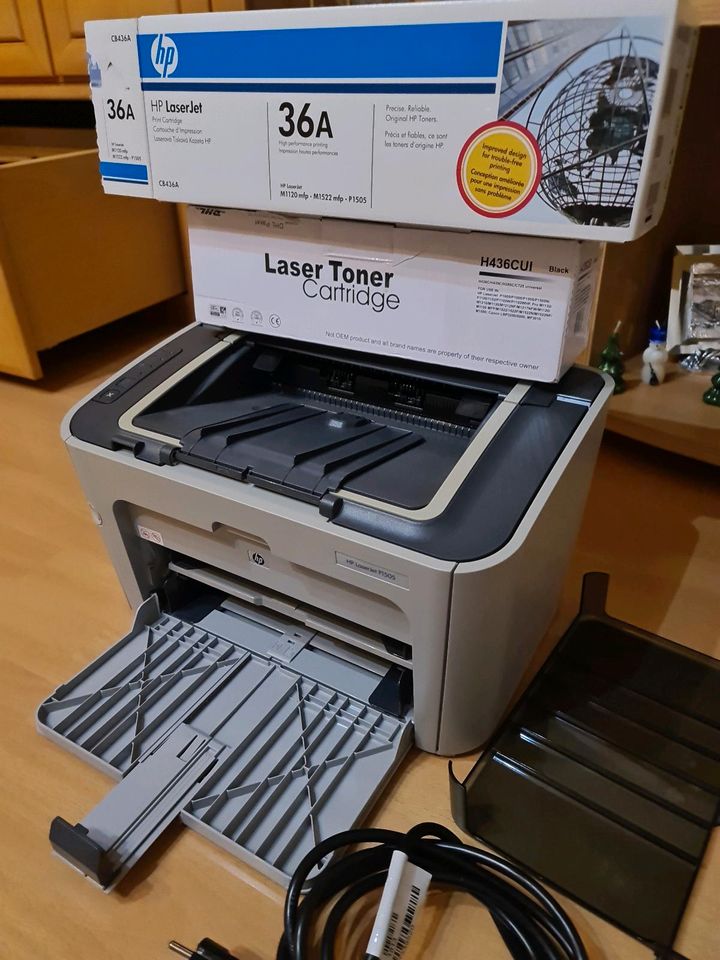 Hp LaserJet P1505 Drucker (kein Verbindung mit Smartphone Defekt) in Asbach-Bäumenheim