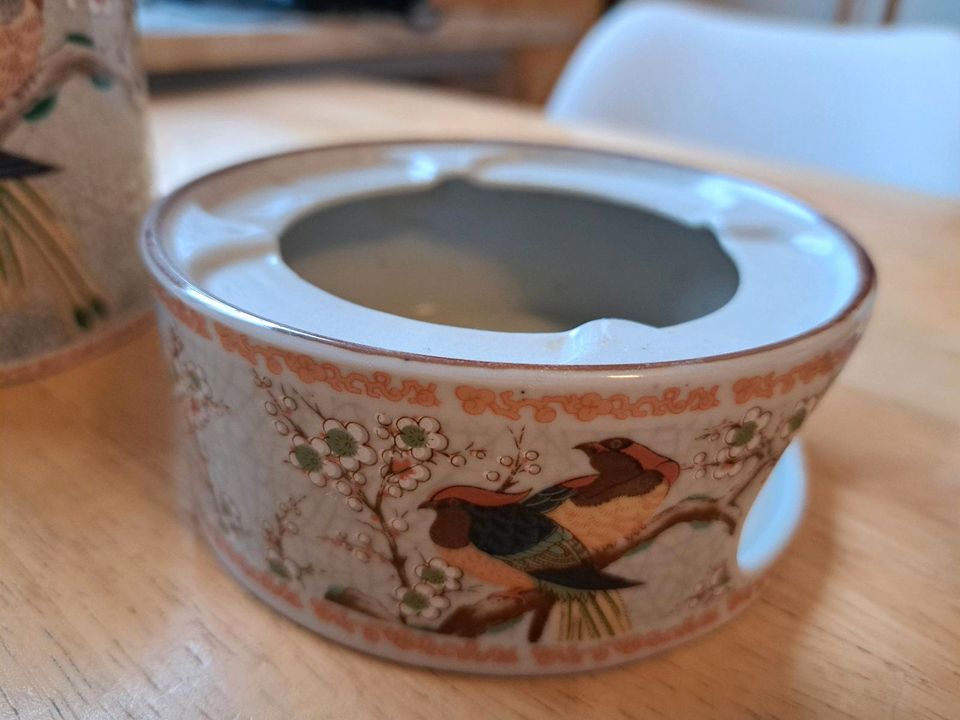 Teeservice asiatisch japanisch mit Vögeln in Köln