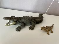 2 Schleichtiere, großes und kleines Krokodil Nordrhein-Westfalen - Verl Vorschau