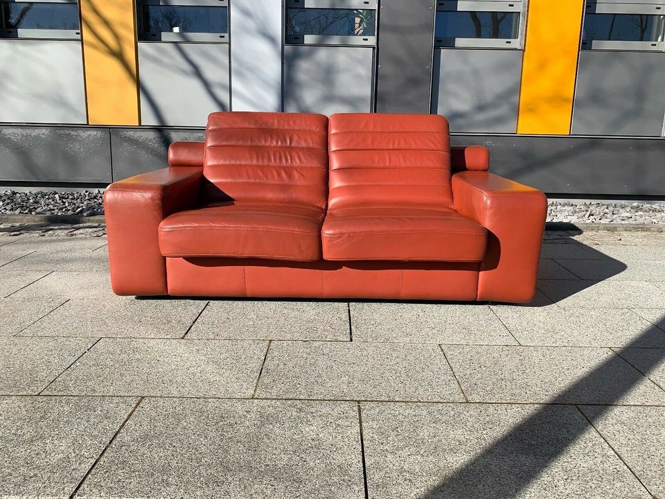 LAAUSER DESIGN 2er-SOFA LEDER ORANGE in Dortmund