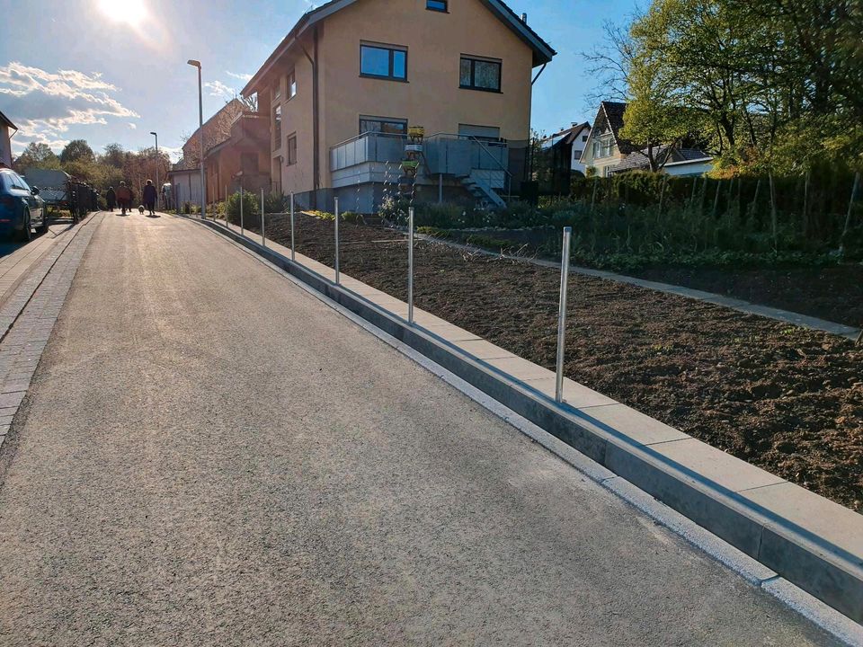 Zaun Zäune Sichtschutz Geländer Gabionen Schallschutz Metall Holz in Schwäbisch Gmünd