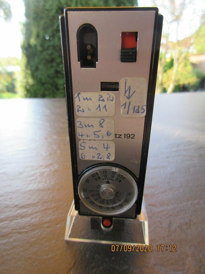 Vintage Mecablitz 192 Metz Electronic flash Elektronenblitzgerät in Mörfelden-Walldorf