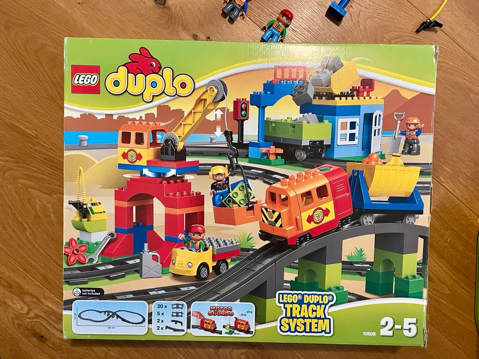 Lego Duplo (10508) - Eisenbahn Starter-Set | Lok Schienen Brücke in Gabsheim