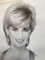 Diana Princess of Wales , Lithographie Thüringen - Bad Salzungen Vorschau