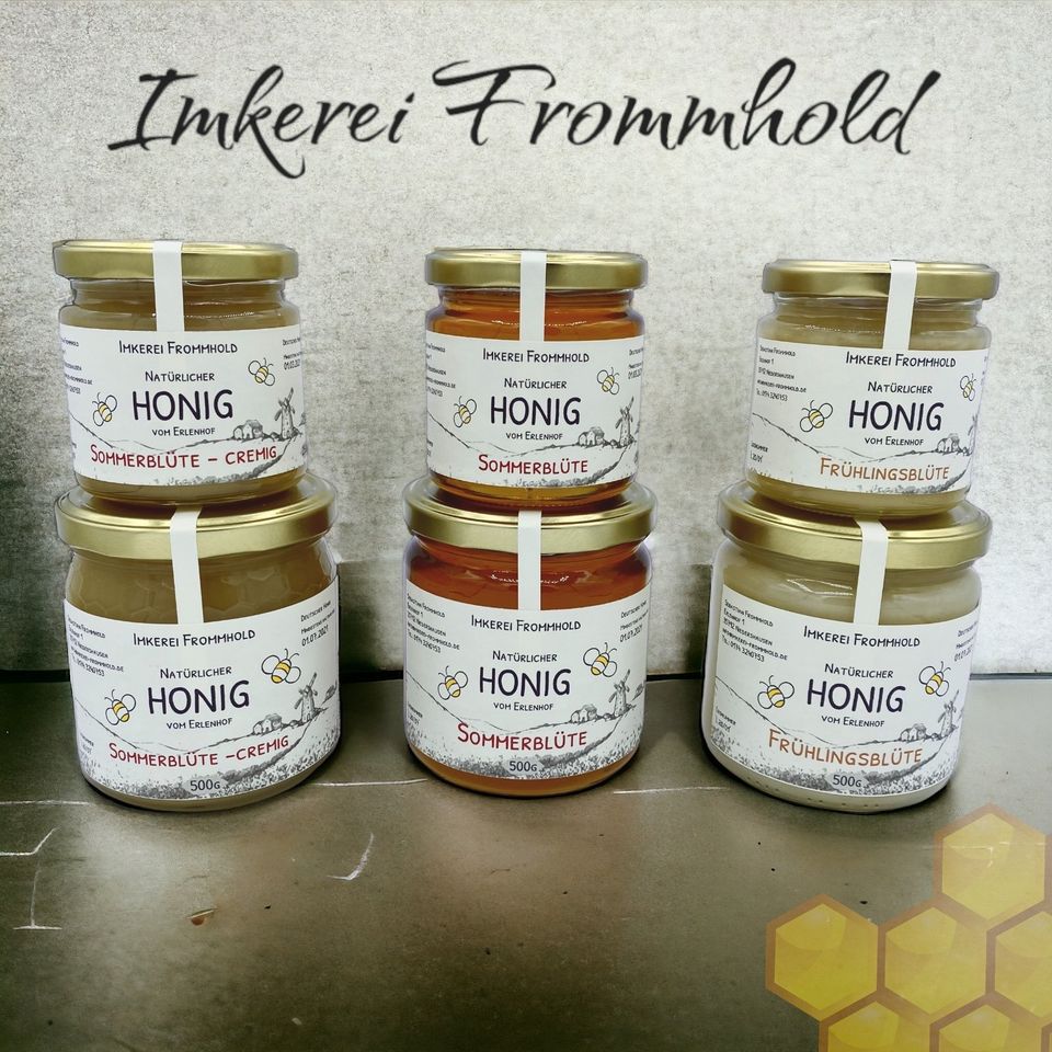 Regionaler Honig vom Imker - verschiedene Sorten und Kreationen in Löhnberg