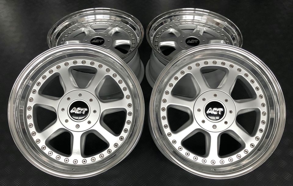 ACT SX 8,5+9,5 x 18 BMW E31 E32 E34 E36 Z3 E46 Alufelgen 5x120 in Ebrach