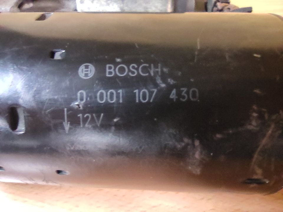 Anlasser original Bosch 0001107430 Mopedauto Microcar Lombardini in Treuen