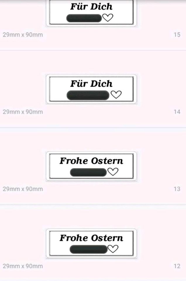 Aufkleber Drucken Labels Ausstellen Muttertag Geschenk in Bonn