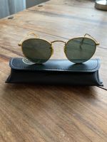 Ray Ban Sonnenbrille RB 3447 Round Metal Gold/grün Hessen - Bad Soden am Taunus Vorschau