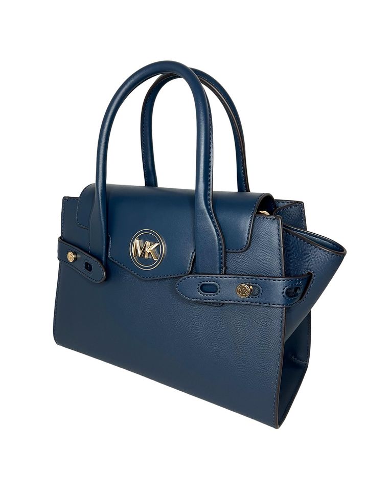 Michael Kors Tasche Carmen Geldbeutel Portmonee Jet Set Blau NEU in Reiskirchen