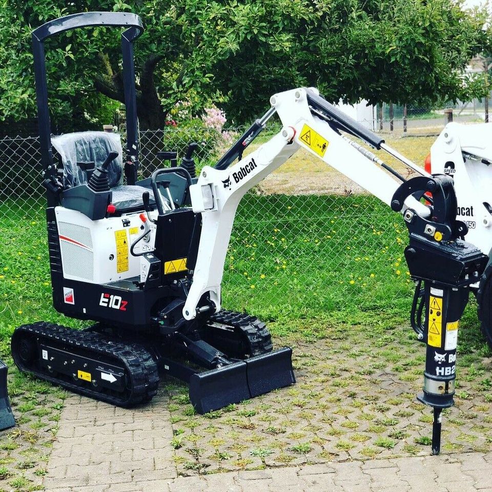 MIETEN Minibagger BOBCAT E10z - inkl Löffelpaket - leihen Verleih in Laupheim