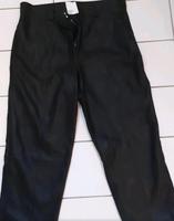 H&M kunstlederhose Größe 50 neu schwarz circa 97 cm lang Bayern - Ruderting Vorschau