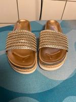 Damen Sandalen von la Strada Größe 40 Gold/silber Bayern - Willmering Vorschau