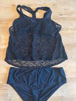 Tankini schwarz mit Spitze Größe 46/48 NEUWERTIG Bayern - Hösbach Vorschau