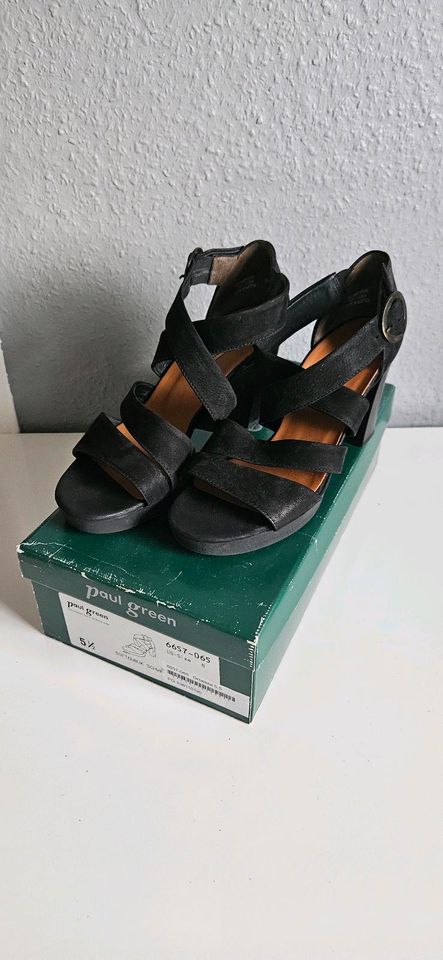 Paul Green Sandalette Gr. 5 1/2 schwarz⁸ in Berlin