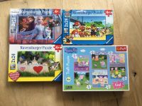 Puzzle Elsa / Katzen / Peppa Pig / Paw Patrol 4 Stück Bayern - Germaringen Vorschau