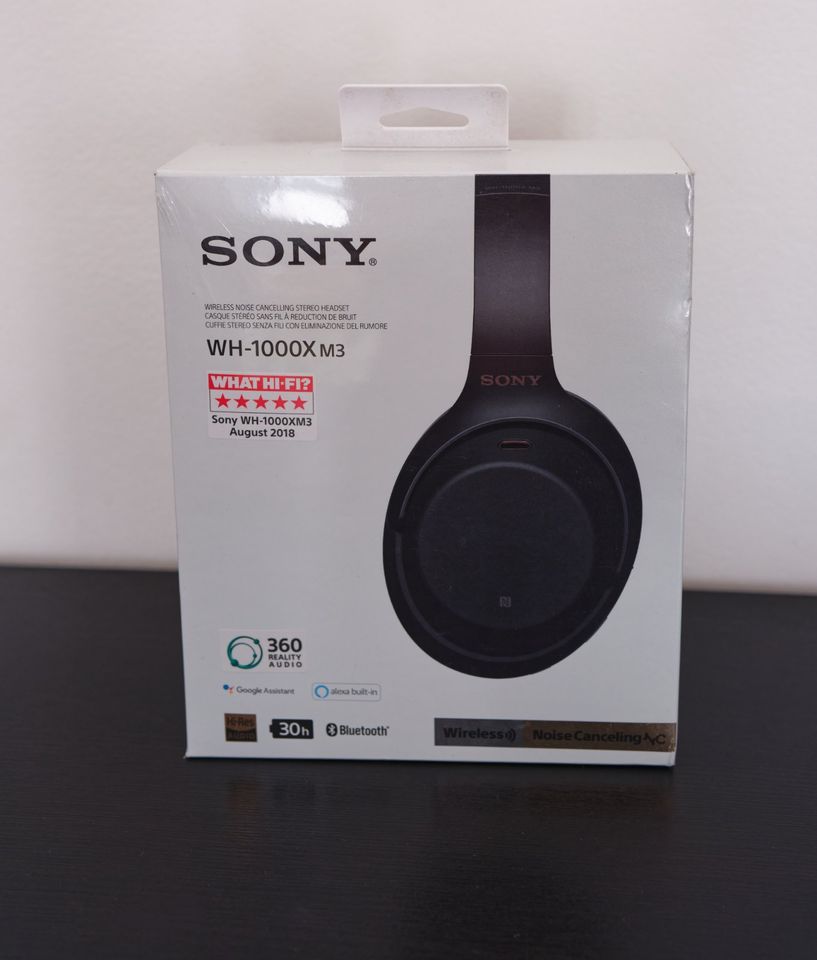 Sony WH-1000XM3 - Bluetooth Noise cancellation, schwarz NEU / OV in Berlin