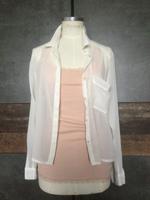 H&M Elegante Tüll - Bluse Größe 38 Creme Köln - Lindenthal Vorschau