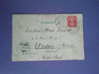 Alte Postkarte AK 1899  Schweiz nach Werdau in Sachsen Baden-Württemberg - Gailingen am Hochrhein Vorschau