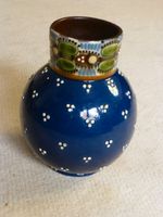 Antike Vase Blumenvase Keramik Blau Töpferkunst 17cm Hessen - Offenbach Vorschau