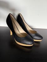 High Heels schwarz braun Größe 39 Bayern - Erding Vorschau
