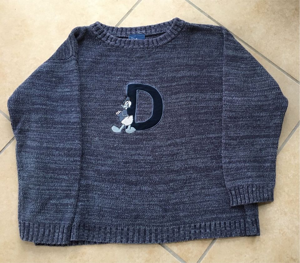 Pullover von Disney „Donald“ 116/122.      aus reiner Naturfaser in Rettershain