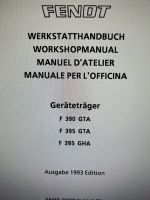 Fendt GT GTA 390 395 Werkstatthandbuch Bayern - Dinkelscherben Vorschau