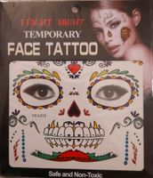 Face Tattoo Gesichtstattoo Día de los Muertos Halloween Fasching Schwerin - Weststadt Vorschau