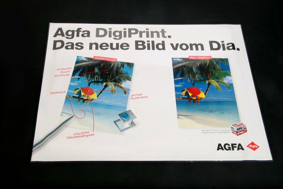 Orig.Thekenmatte Thekenunterlage Agfa DigiPrint PVC 40x30 80er in Berching